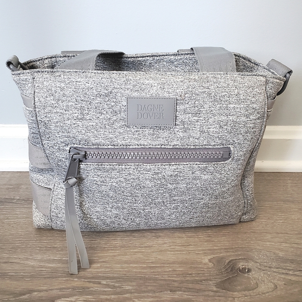 Dagne Dover Small Wade Diaper Bag in Grey